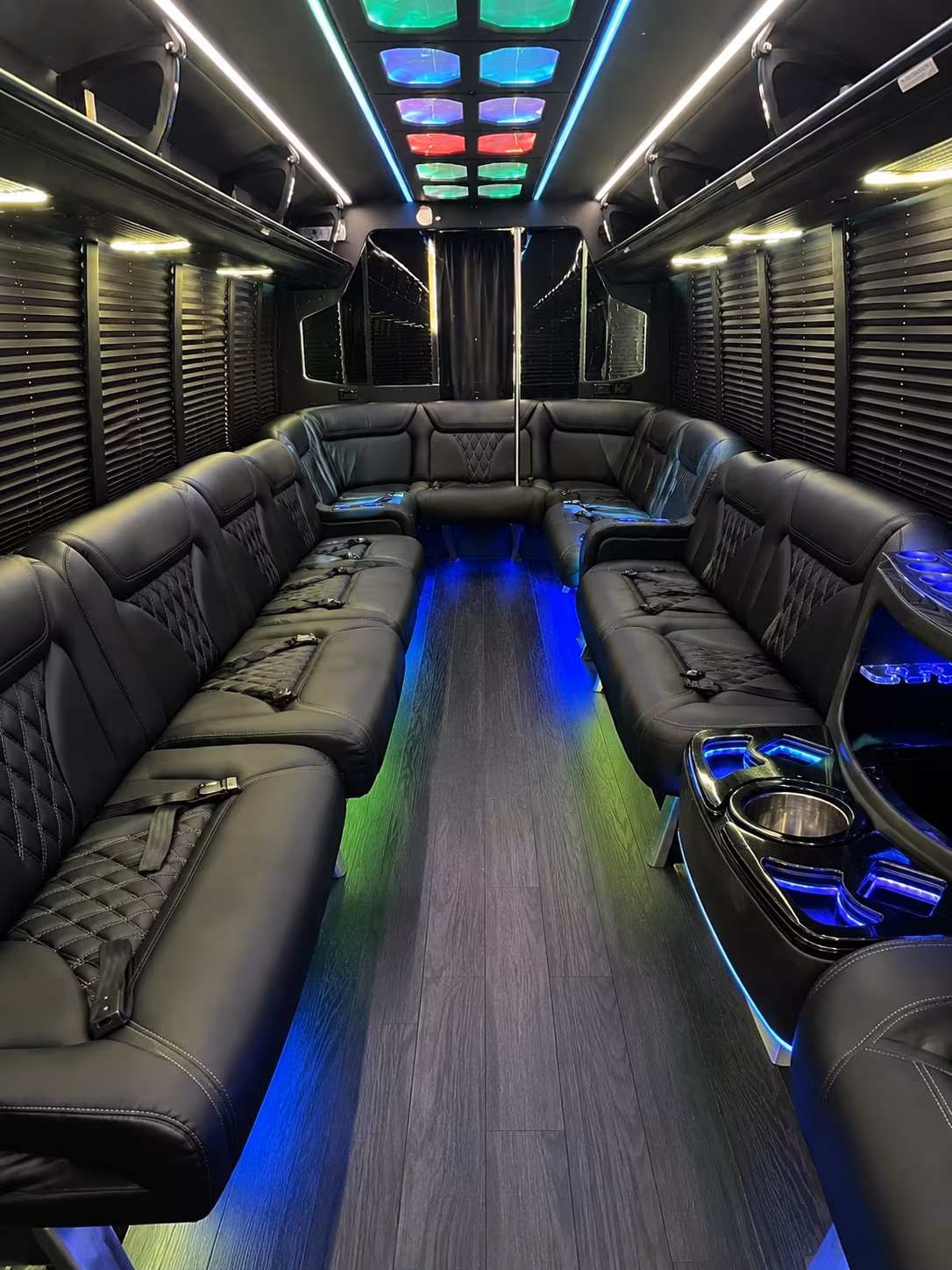 el paso 20 passenger party bus interior