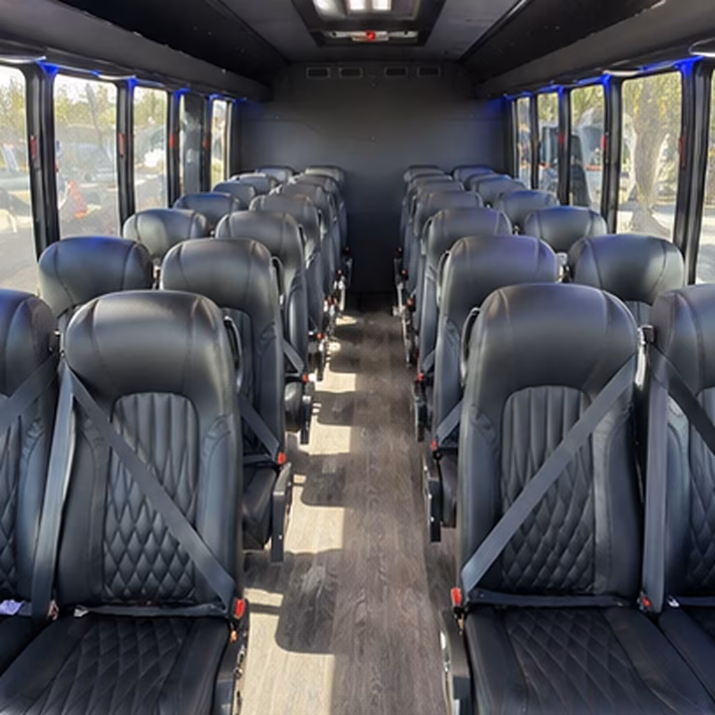 el paso 25 passenger minibus inside