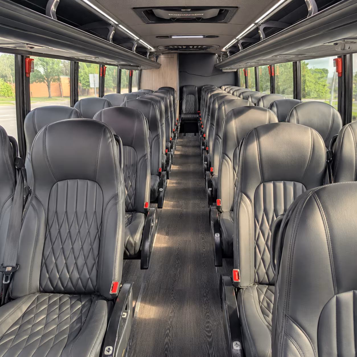 el paso 28 passenger minibus inside