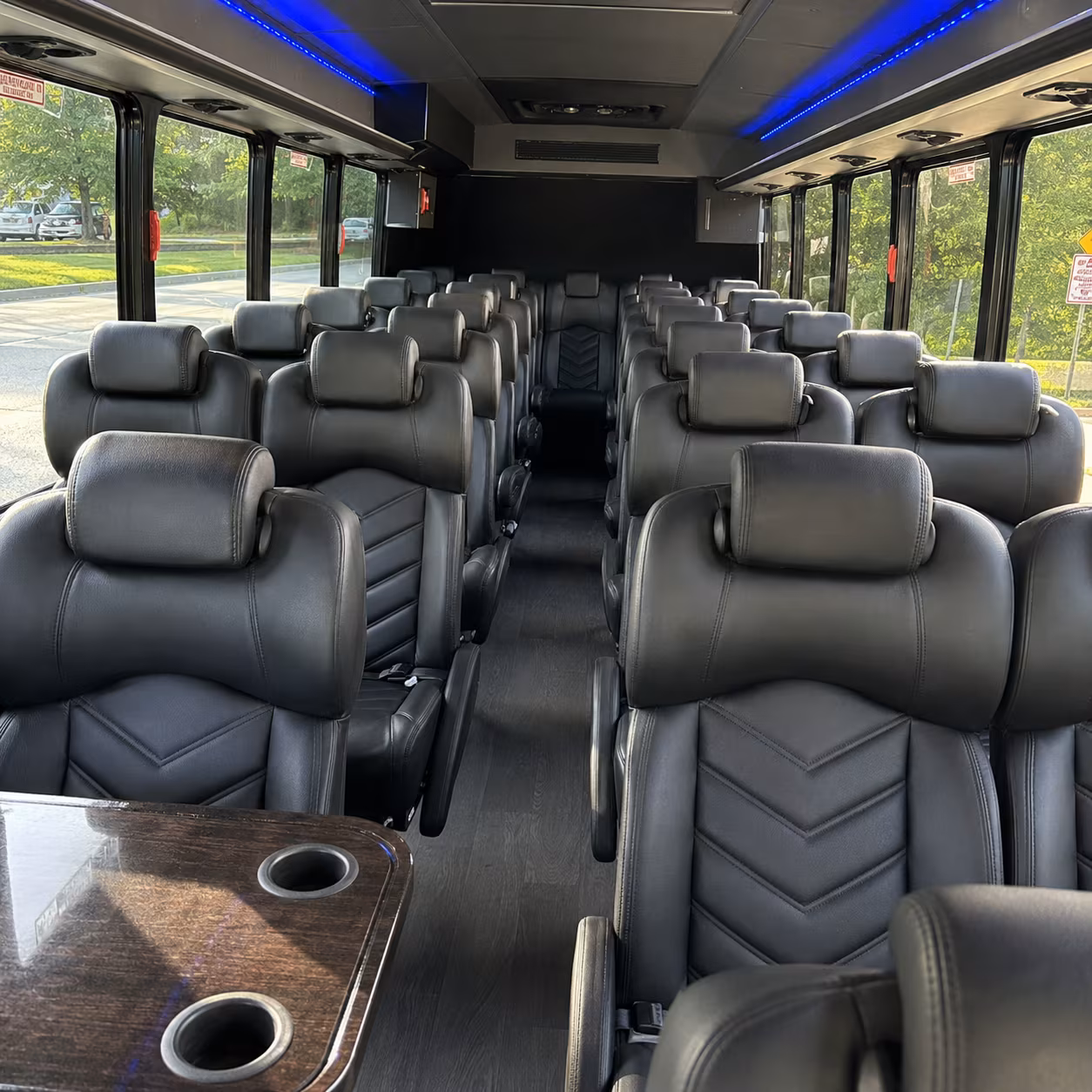 el paso 30 passenger minibus inside