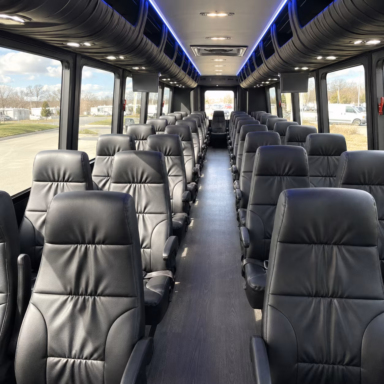 el paso 35 passenger minibus inside