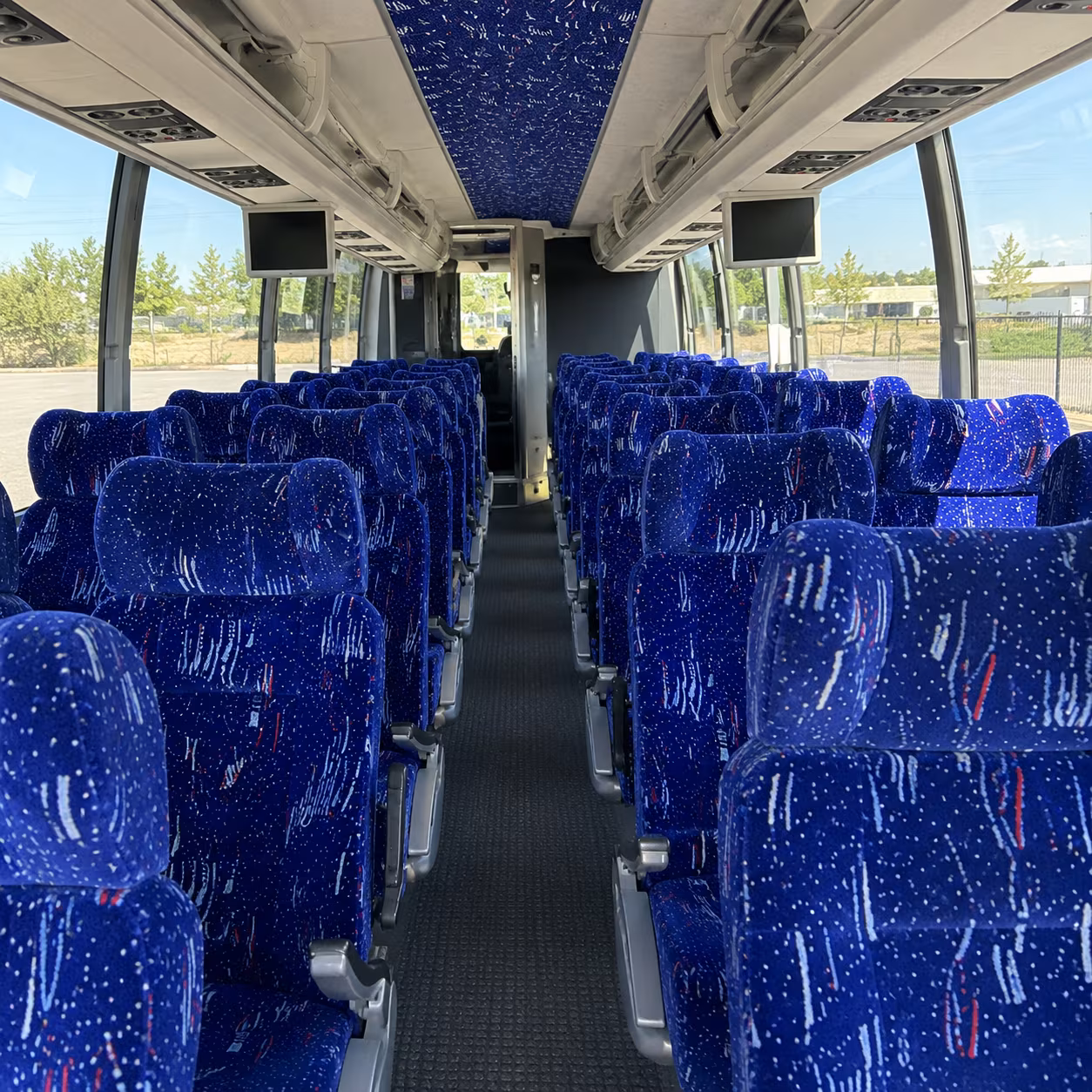 el paso 54 passenger charter bus interior
