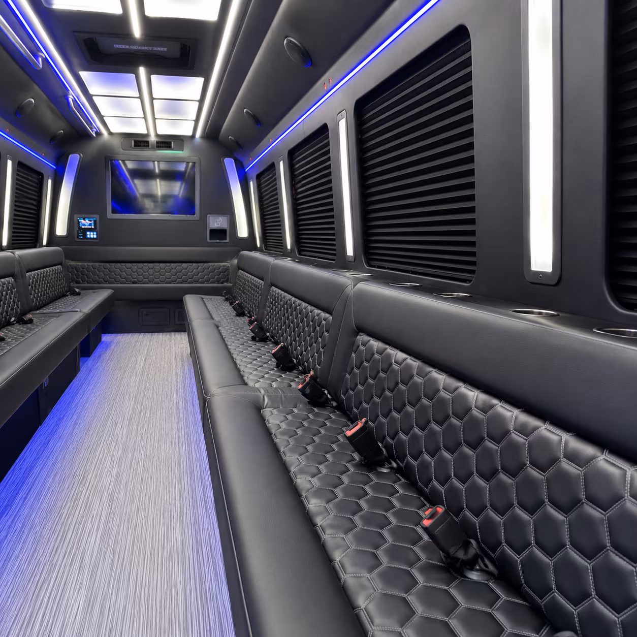 el paso party bus inside